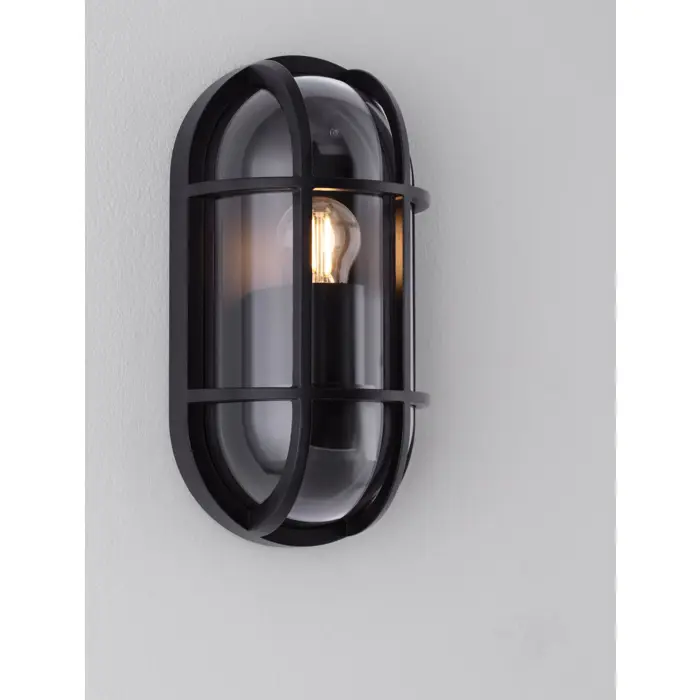 AMEL ZIDNA LAMPA E27 IP65 CRNA