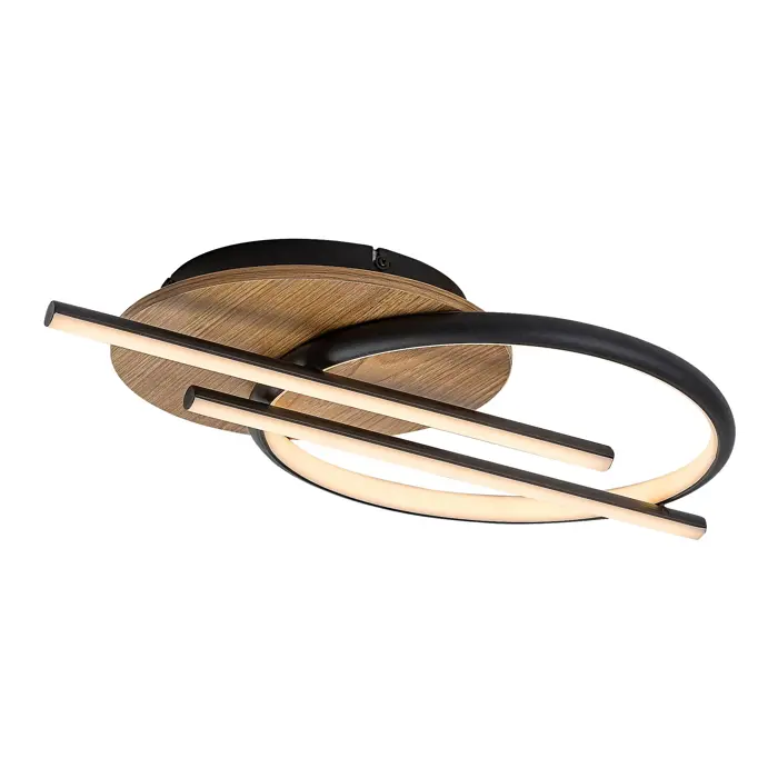 Arash PLAFONSKA SVJETILJKA LED 40W/CRNA/IP20/2200lm