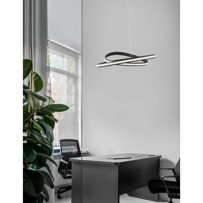 ARIES VISILICA LED 45W/3000K/2364lm/DIMM/IP20/CRNA