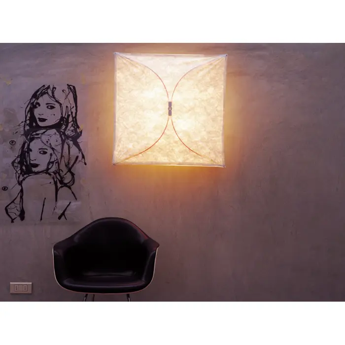 ARIETTE 1 STROPNA/ZIDNA SVJETILJKA 4xE27/40W/230V 80x80cm TKANINA