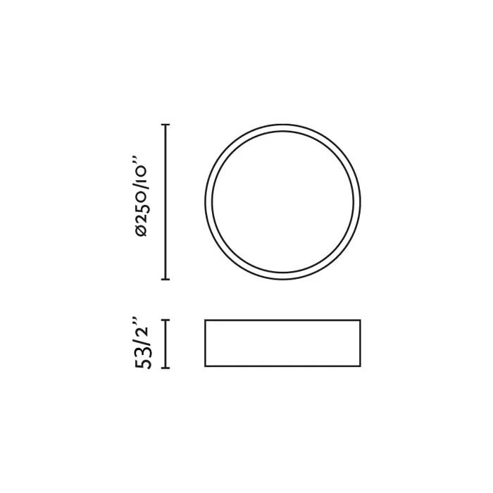 ARIS PLAFONJERA BIJELA LED 30W 2700K