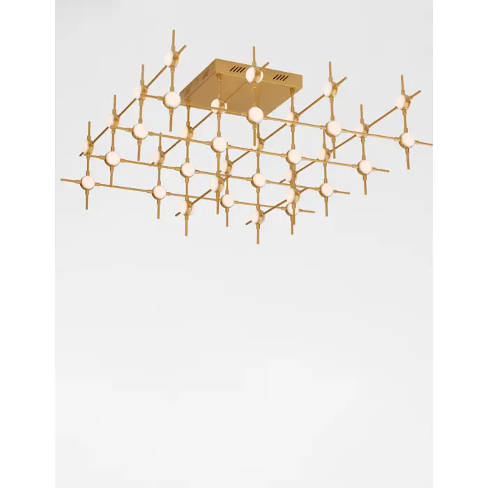 ATOMO PLAFONSKA SVJETILJKA LED 100W/3000K/3898lm/DIMM/IP20/ZLATNA