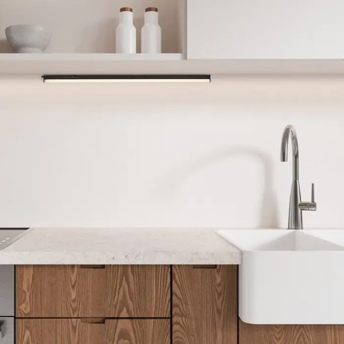 Bareg RASVJETA ZA POLICE LED 12W/CRNA/IP20/1050lm