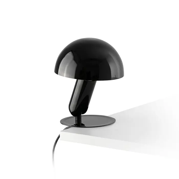 BELA STOLNA SVJETILJKA S KVAČICOM 1XE27 CRNA