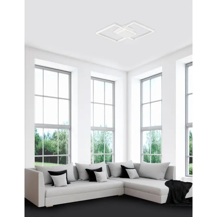 BILBAO PLAFONSKA SVJETILJKA LED 25W/3000K/1600lm/IP20/BIJELA