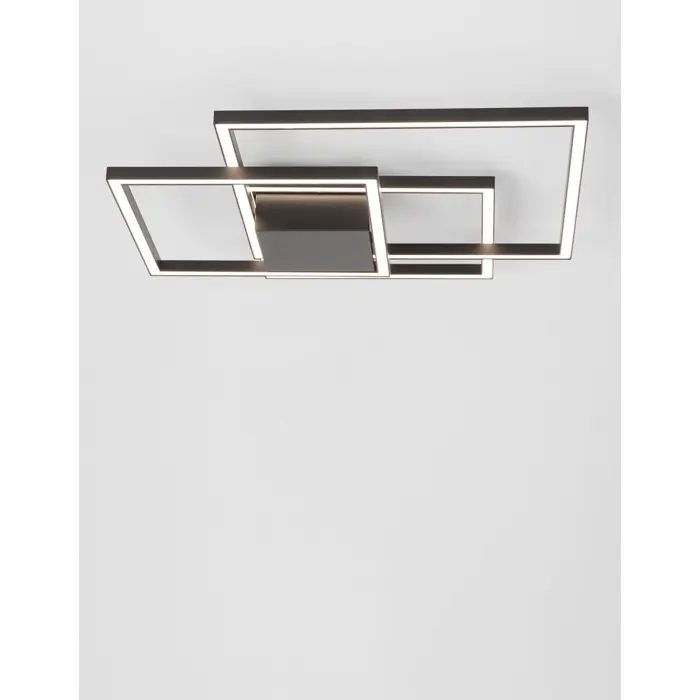 BILBAO PLAFONSKA SVJETILJKA LED 42W/3000K/2650lm/IP20/CRNA