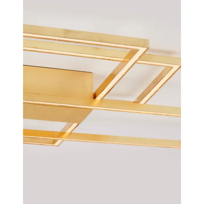 BILBAO PLAFONSKA SVJETILJKA LED 55W/3000K/3550lm/DIMM/IP20/ZLATNA