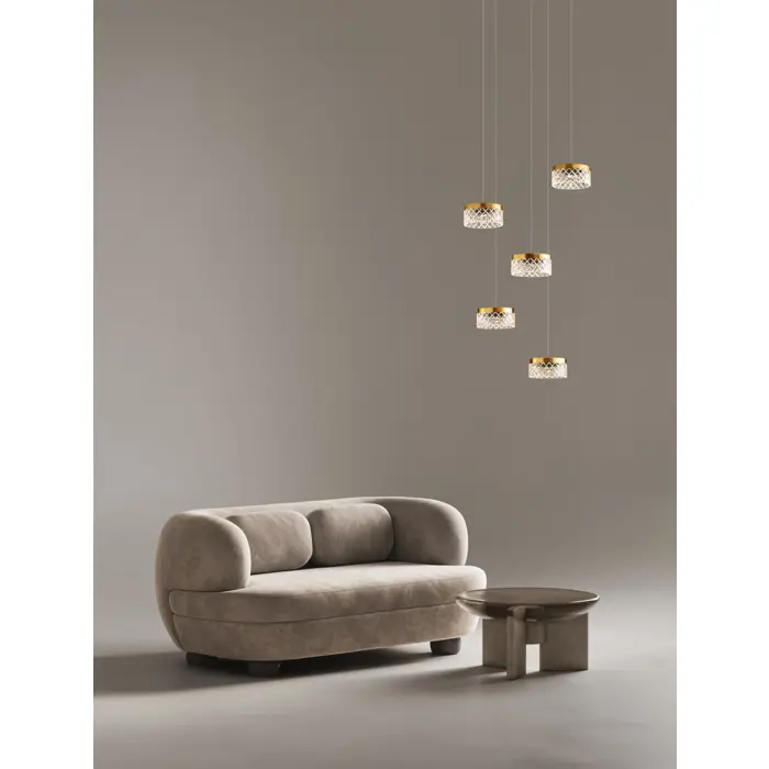 BION VISILICA LED/3000K/32W/1993Lm/BRASS GOLD