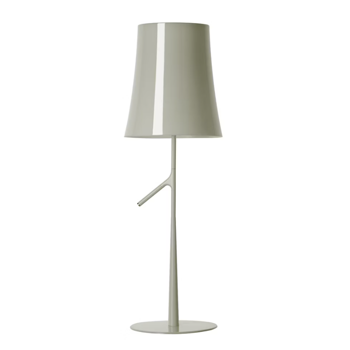 BIRDIE VELIKA STOLNA LAMPA SIVA ON/OFF