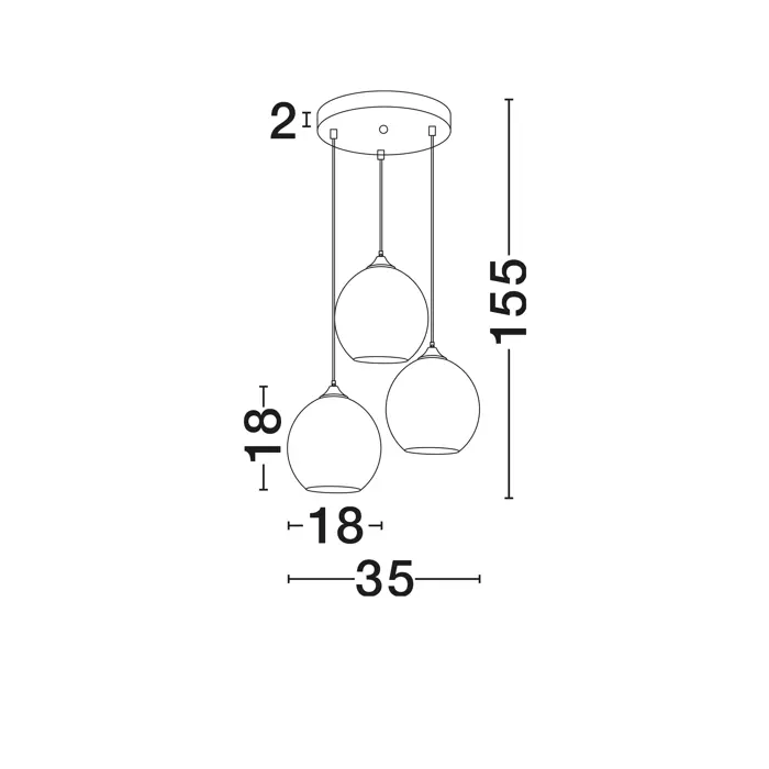 BLAZE VISILICA E27 /IP20/BAKAR