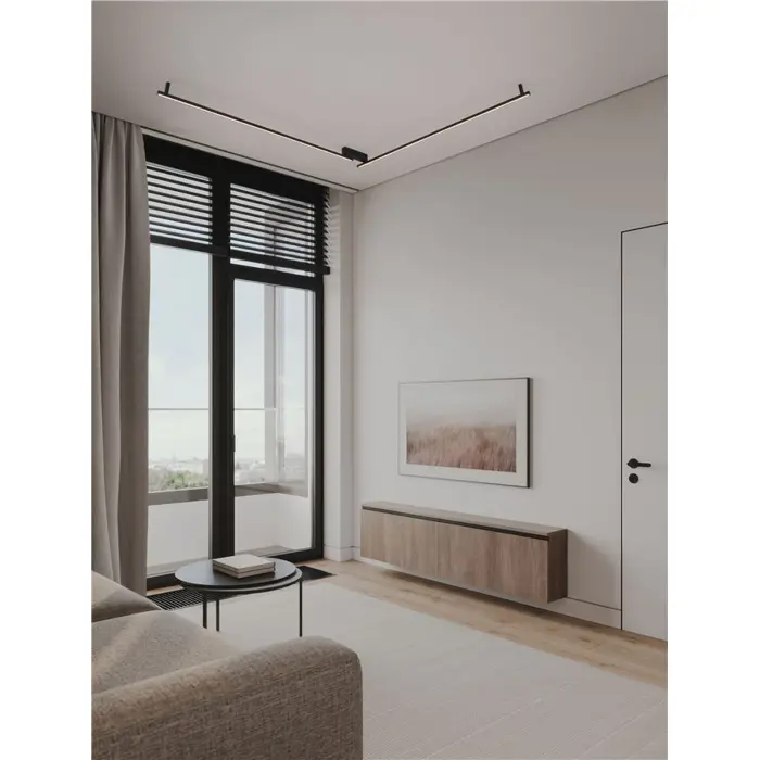 BRIANA LED STROPNA SVJETILJKA CRNA 29W IP20 3000K TRIAK PRIGUŠLJIVA