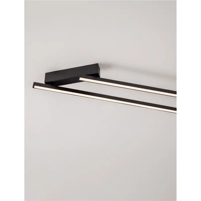 BRIANA LED STROPNA SVJETILJKA CRNA 29W IP20 3000K TRIAK PRIGUŠLJIVA