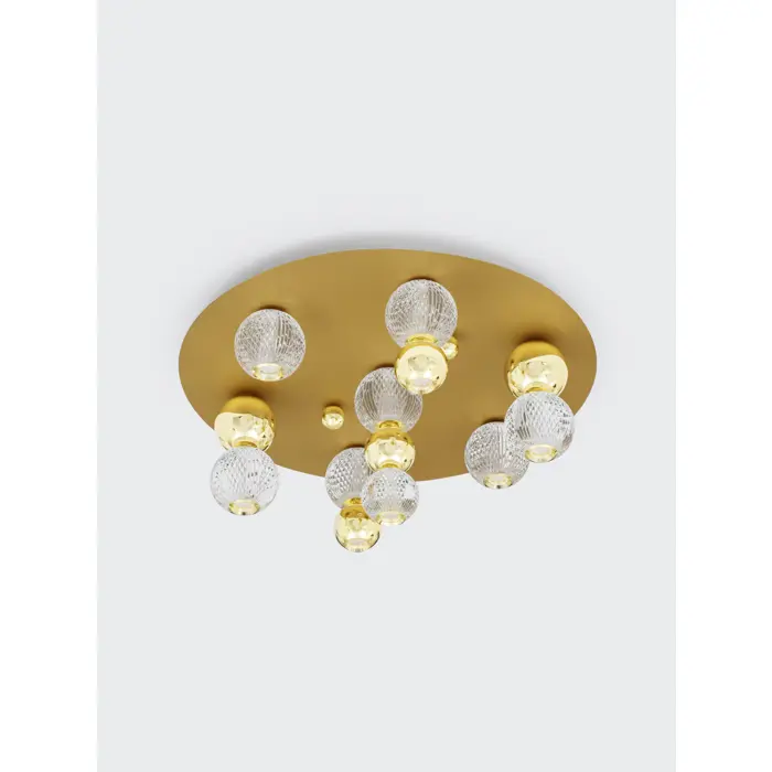 BRILLE PLAFONSKA SVJETILJKA LED 39W/3200K/2350lm/DIMM/IP20/ZLATNA