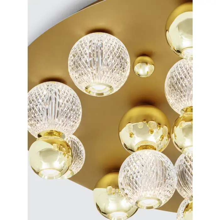 BRILLE PLAFONSKA SVJETILJKA LED 90W/3200K/5171lm/DIMM/IP20/ZLATNA