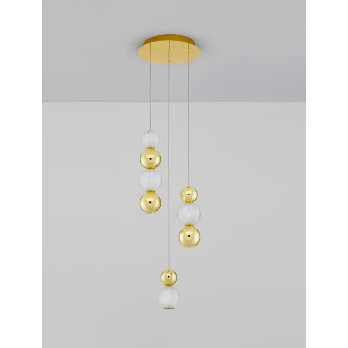 BRILLE VISILICA LED 19W/3200K/1232lm/IP20/ZLATNA