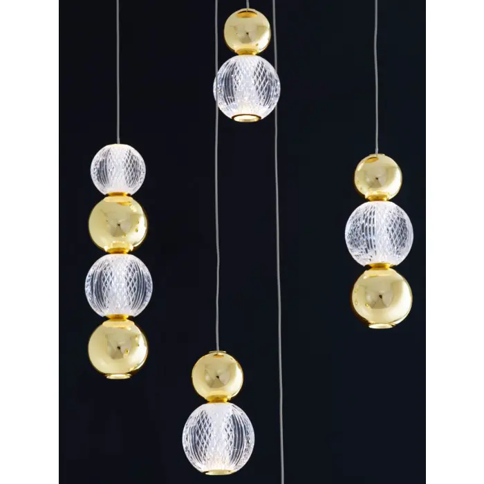 BRILLE VISILICA LED 22W/3200K/1811lm/DIMM/IP20/ZLATNA