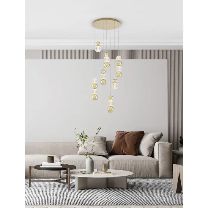 BRILLE VISILICA LED 42W/3200K/2710lm/DIMM/IP20/ZLATNA