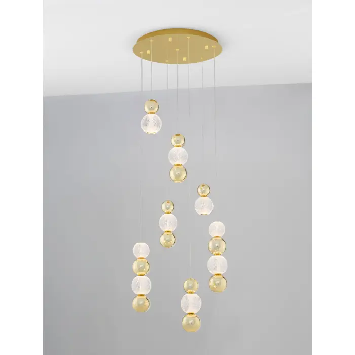 BRILLE VISILICA LED 42W/3200K/2710lm/DIMM/IP20/ZLATNA