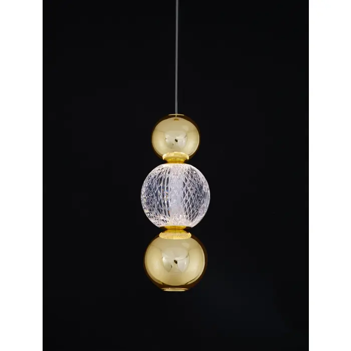 BRILLE VISILICA LED 6W/3200K/322lm/IP20/ZLATNA