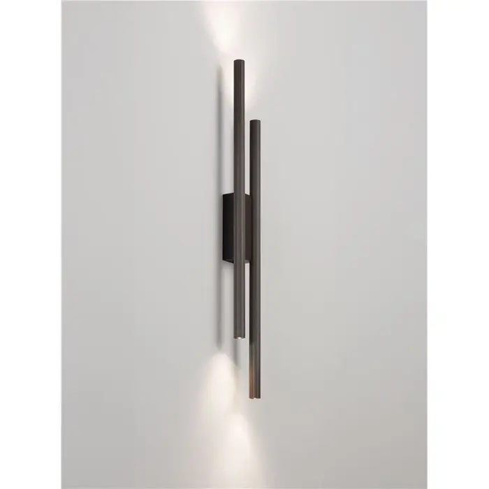 BRILLIA ZIDNA LED SVJETILJKA CRNA 11W IP20 CCT 2700-3000-4000K