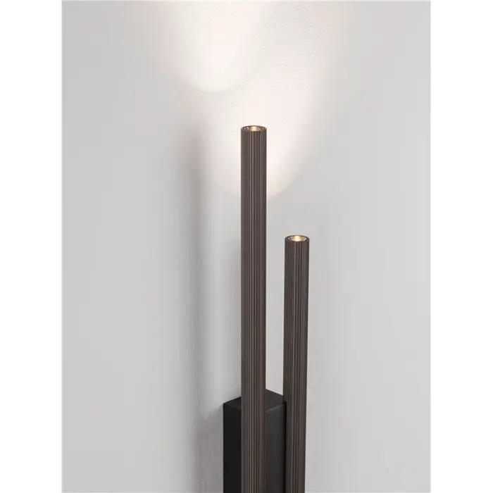 BRILLIA ZIDNA LED SVJETILJKA CRNA 11W IP20 CCT 2700-3000-4000K