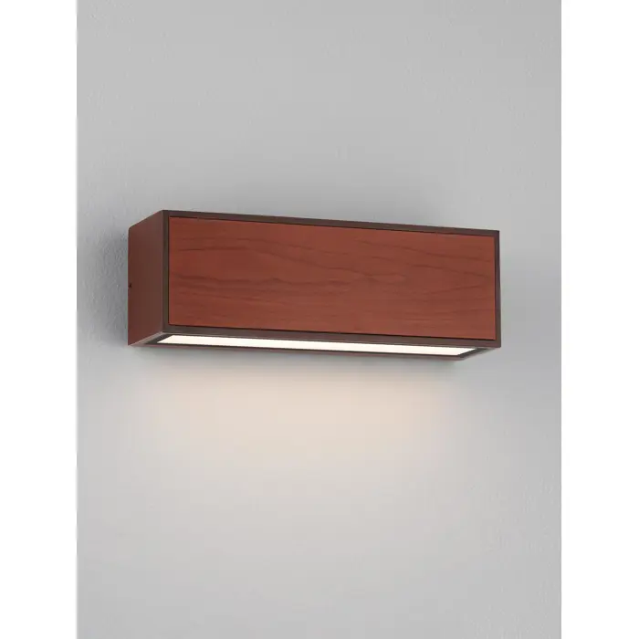 BROWN ZIDNA LAMPA LED 3000K 83lm IP65 RUST