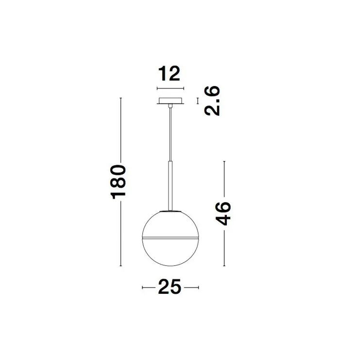 CANTONA VISILICA G9 /IP20/MESING ZLATNA & BIJELA