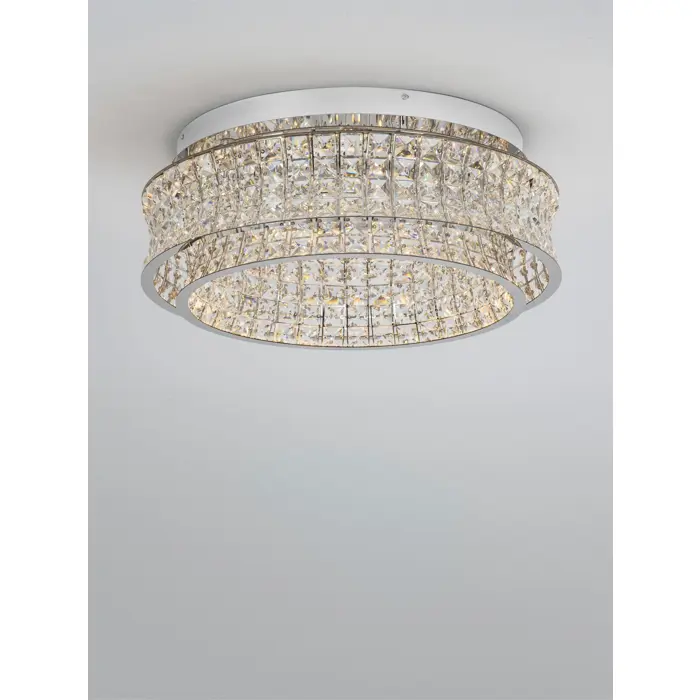 CELYSIA KRISTALNA STROPNA LED SVJETILJKA 56W IP20 3500K TRIAK PRIGUŠLJIVA