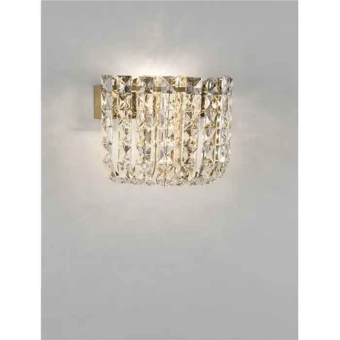 CELYSIA KRISTALNA ZIDNA LED SVJETILJKA ZLATNA 12W IP20 3500K