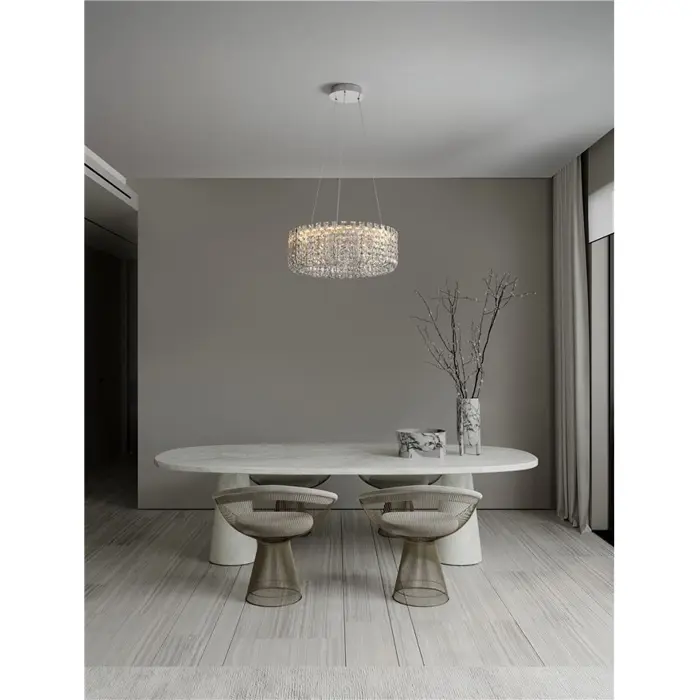 CELYSIA KRISTALNI LED LUSTER 47W IP20 3500K TRIAK PRIGUŠLJIV