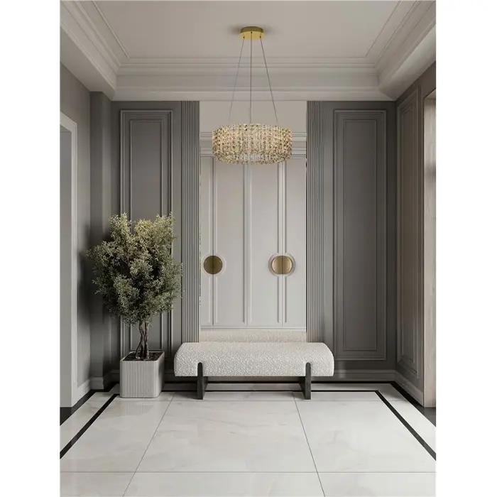 CELYSIA KRISTALNI LED LUSTER 47W IP20 3500K TRIAK PRIGUŠLJIVA