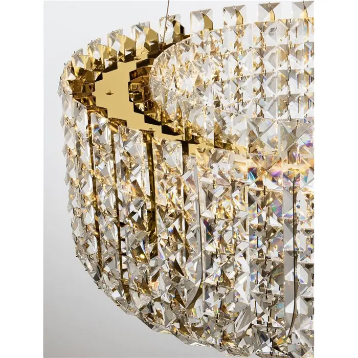 CELYSIA KRISTALNI LED LUSTER 47W IP20 3500K TRIAK PRIGUŠLJIVA