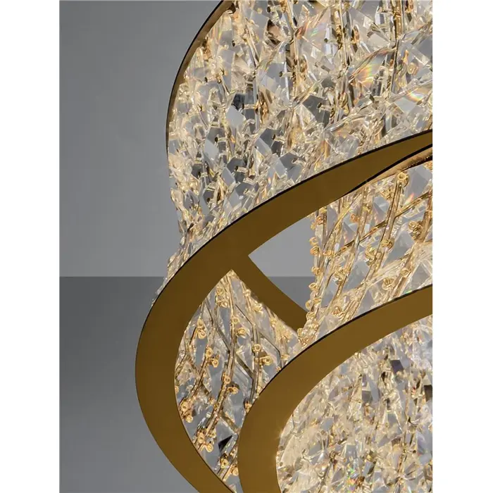 CELYSIA KRISTALNI LED LUSTER 74W IP20 3500K TRIAK PRIGUŠLJIVA