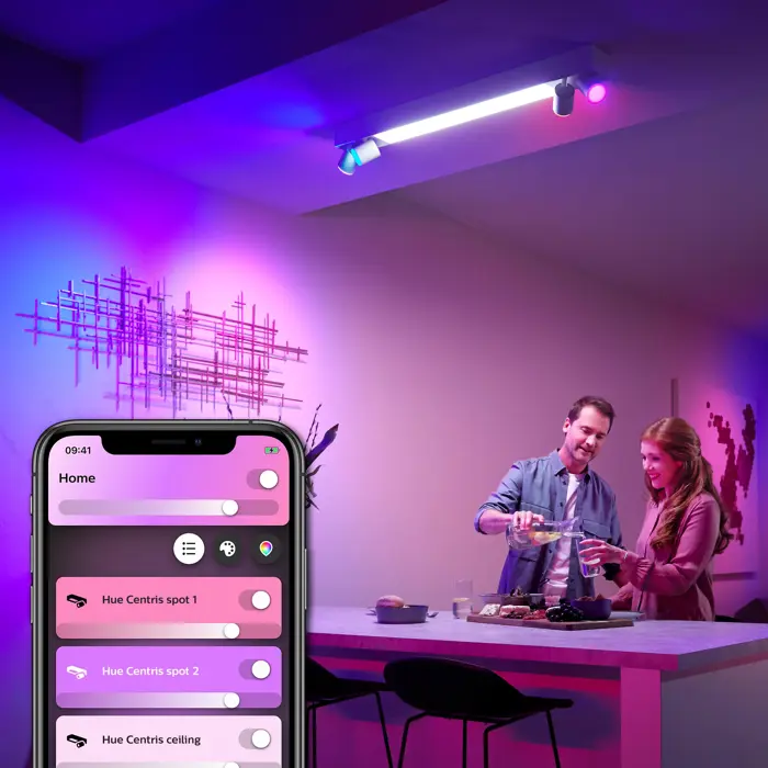 Centris PHILIPS HUE UGRADBENI REFLEKTOR BIJELI 4-SPOT