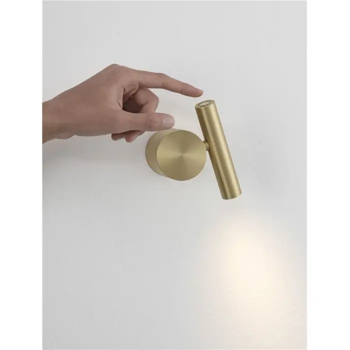 CICLO ZIDNA PRIGUŠIVA LED SVJETILJKA ZLATNA 4W IP20 3000K