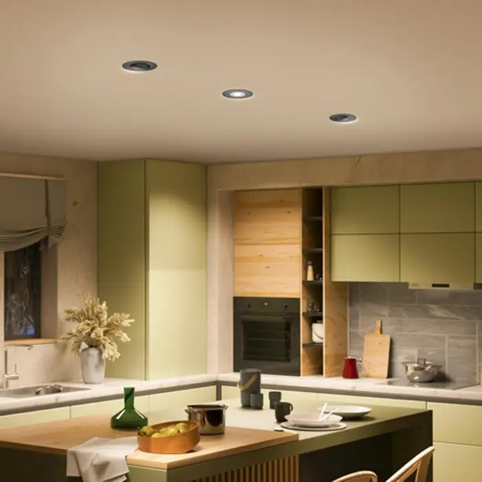 Cilantro UGRADBENI LED REFLEKTOR Step Dim 070 5W 4000K CRNA 3PK