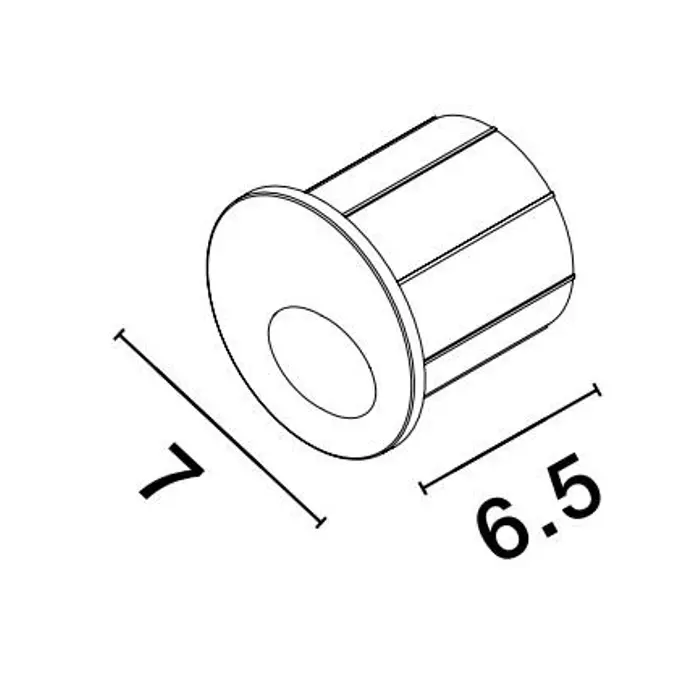 CIRCE VANJSKA ZIDNA SVJETILJKA LED 3W/3000K/170lm/IP54/BIJELA