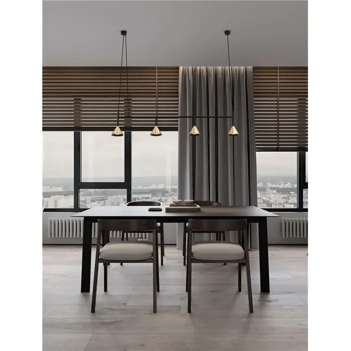 CONICO LUSTER CRNA/ZLATNA GU10 4X10W IP20