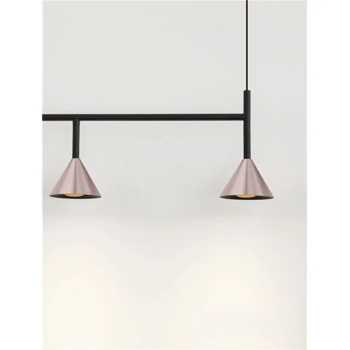 CONICO LUSTER CRNI GU10 4X10W IP20