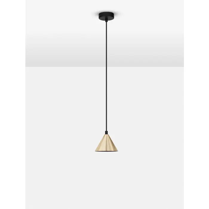 CONICO VISILICA CRNA/ZLATNA GU10 1X10W IP20