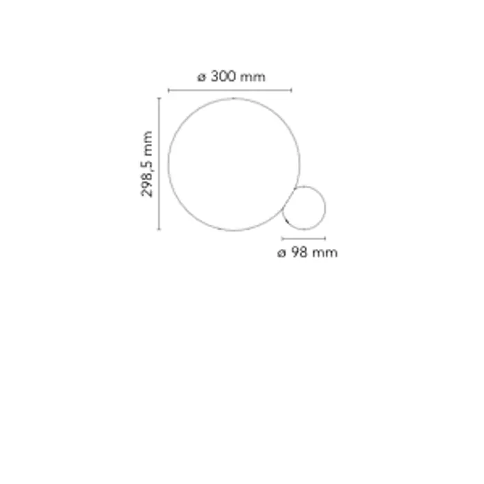 COPYCAT STOLNA SVJETILJKA 24K ZLATO 16W 900lm 2700K IP20