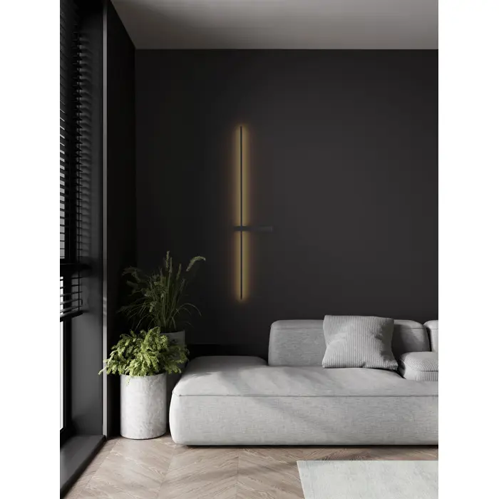 DANESSA ZIDNA LED SVJETILJKA CRNA 10W IP20 CCT 2700-3000K