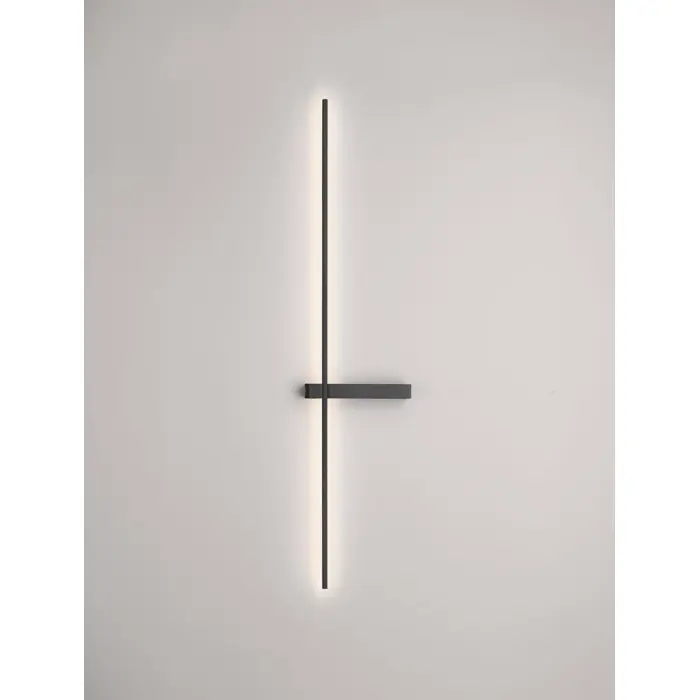 DANESSA ZIDNA LED SVJETILJKA CRNA 10W IP20 CCT 2700-3000K