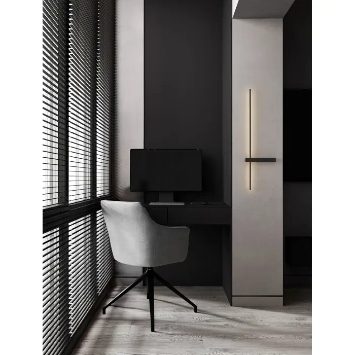 DANESSA ZIDNA LED SVJETILJKA CRNA 5W IP20 CCT 2700-3000K