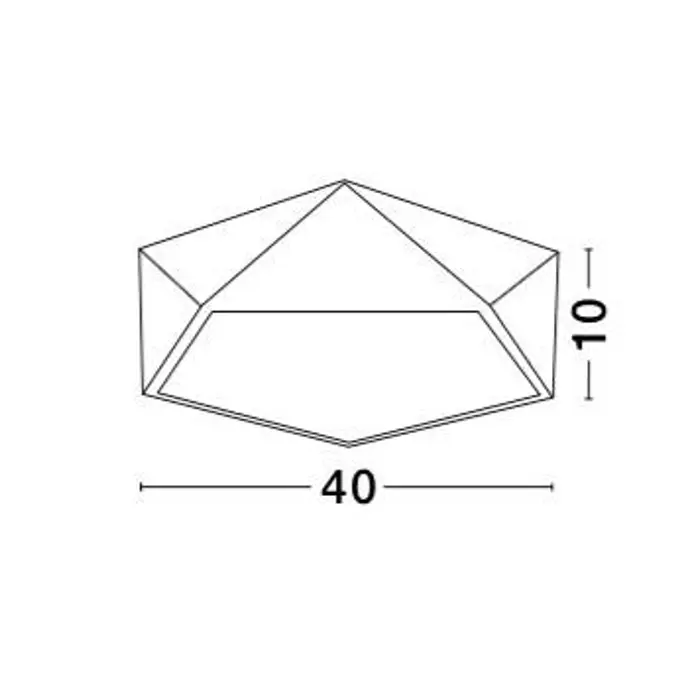 DARIUS PLAFONSKA SVJETILJKA E27 IP20/BRONCA