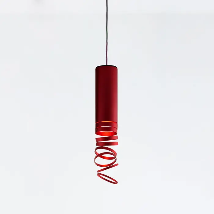 DECOMPOSE' LIGHT VISLICA E27 CRVENA