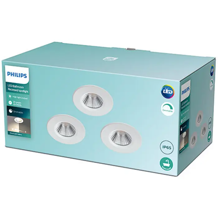 Dive PHILIPS UGRADBENA SVJETILJKA SL261 RD 070 5.5W 27K W HV IP65R 3p