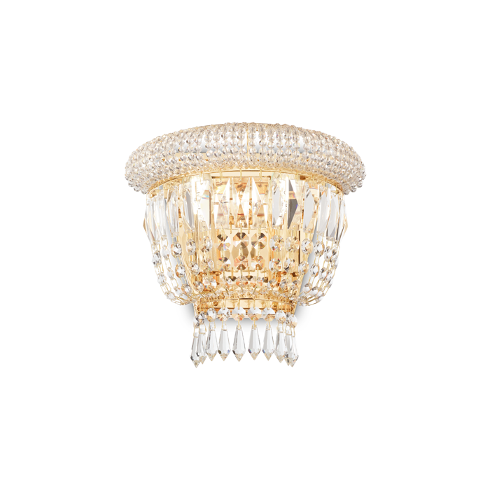 DUBAI ZIDNA LAMPA AP2 OTTONE E14