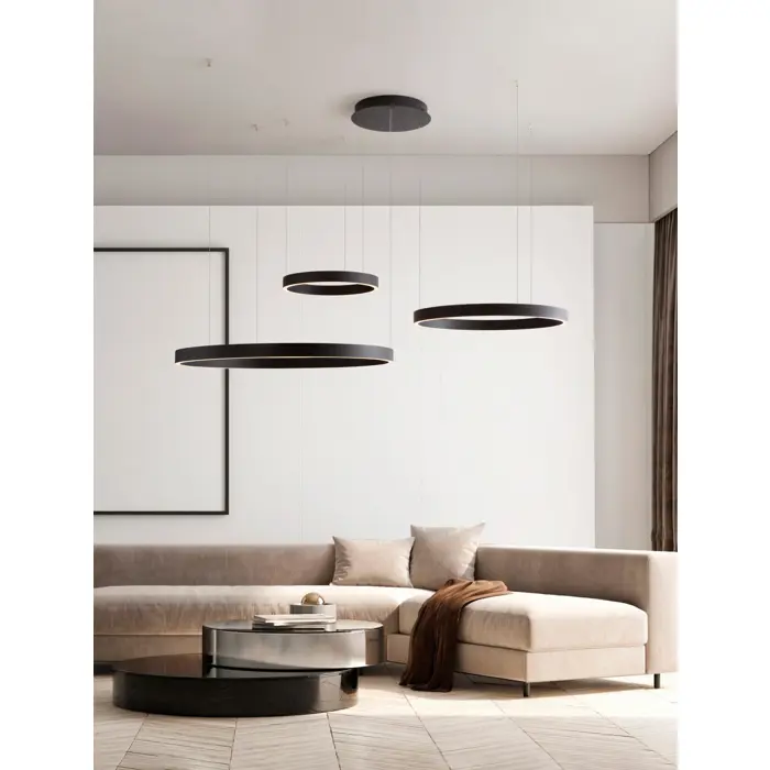 ELOWEN VISILICA LED/3000K/181W/8891Lm/SANDY BLACK