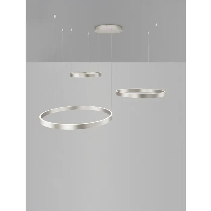 ELOWEN VISILICA LED/3000K/181W/8891Lm/BRUSHED CHAMPAIGN SILVER